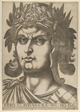 Plate 6: Nero with his head turned slightly to the right, from 'The Twelve Caesars', 1610-40. Creator: Anon.