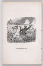 Poniatowski from The Complete Works of Béranger, 1836. Creator: Auguste Raffet.