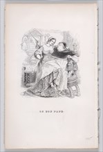 The Good Pope from The Complete Works of Béranger, 1836. Creator: Jean Ignace Isidore Gerard.
