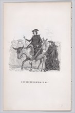 The Missionaries from The Complete Works of Béranger, 1836. Creators: Auguste Raffet, Cesar-Auguste Hebert, Louis-Henri Brevière.