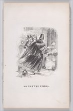 The Poor Woman from The Complete Works of Béranger, 1836. Creator: Jean Ignace Isidore Gerard.