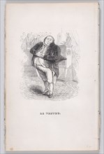 The Potbellied Man from The Complete Works of Béranger, 1836. Creator: Henry Isidore Chevauchet.