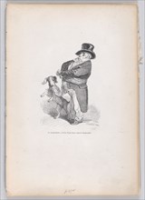 The Proprietor from Scenes from the Private and Public Life of Animals, ca. 1837-47. Creator: Andrew Best Leloir.