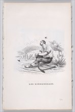 The Swallows from The Complete Works of Béranger, 1836. Creators: Louis-Henri Brevière, Cesar-Auguste Hebert.