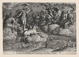 The Triumph of Eternity on Death, from The Triumph of Petrarch. Creator: Georg Pencz.