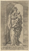 The Virgin and Child in a Niche, 1543. Creator: Geoffroy Dumoûtier.
