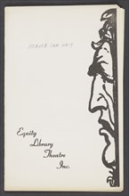 Theatre programme for Heaven Can Wait, 1957. Creator: Unknown.