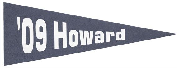 Pennant for Howard University class of 2009, ca. 2009. Creator: Unknown.