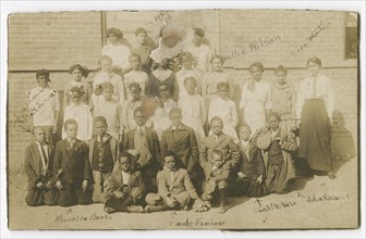 Photograph of schoolchildren and teachers, ca. 1913. Creator: Unknown.