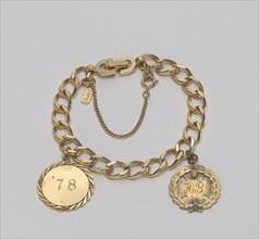 Omega Psi Phi Colonel Charles E. Young Service medal and bracelet, 1934; 1978. Creators: Monet, Bojar Manufacturing Company.