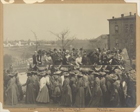 Photograph of the 25th anniversary of the founding of Tuskegee Institute, 1906. Creator: Frances Benjamin Johnston.