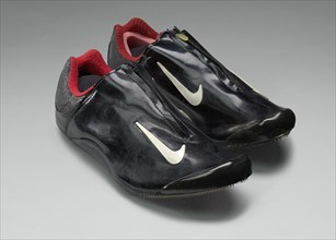 Bobspikes worn by Vonetta Flowers, 2005-2006. Creator: Nike.
