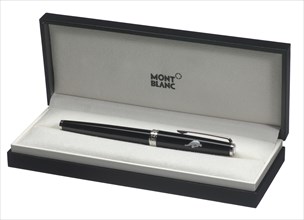 Pen used by Michele A. Roberts to sign NBPA's 2017 agreement with the NBA, January 19, 2017. Creator: Montblanc.