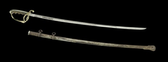 Presentation saber and scabbard used by Colonel Charles Young, 1914-1922. Creator: S.N. Meyer Military & Society Goods.