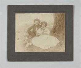 Photograph of a young couple in Texas, ca. 1920s. Creator: Unknown.