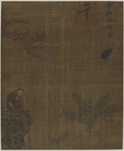 Monkeys, insects, and cabbage, Possibly Ming dynasty, 1368-1644. Creator: Unknown.