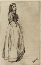 Fumette, Standing, 1859. Creator: James Abbott McNeill Whistler.