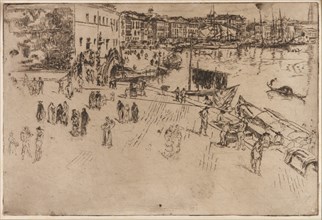 The Riva, 1879-1880. Creator: James Abbott McNeill Whistler.