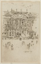 Grand' Place, Brussels, 1887. Creator: James Abbott McNeill Whistler.