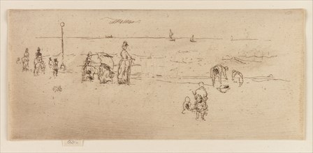 The Beach, Ostend, 1887. Creator: James Abbott McNeill Whistler.