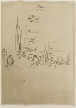 Bunting, 1887. Creator: James Abbott McNeill Whistler.