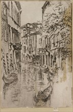 Quiet Canal, 1879-1880. Creator: James Abbott McNeill Whistler.