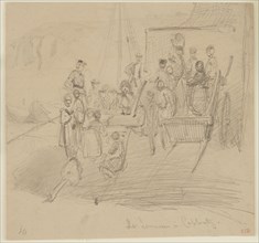 La Jeunesse a Coblentz, 1858. Creator: James Abbott McNeill Whistler.