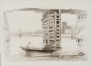 The Broad Bridge, 1878. Creator: James Abbott McNeill Whistler.