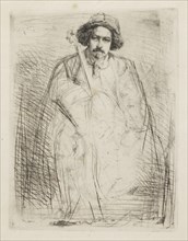 J. Becquet, Sculptor, 1859. Creator: James Abbott McNeill Whistler.