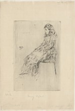 Fanny Leyland, 1873. Creator: James Abbott McNeill Whistler.