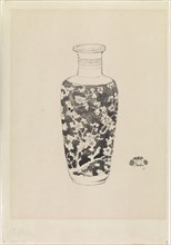 Cylindrical vase with thick neck, 1876. Creator: James Abbott McNeill Whistler.