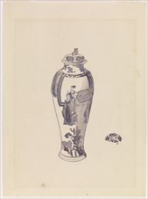 Vase with slightly bulging body, 1876-1878. Creator: James Abbott McNeill Whistler.