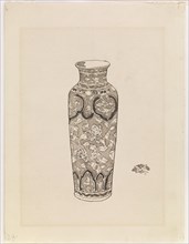 Cylindrical jar, 1876-1878. Creator: James Abbott McNeill Whistler.
