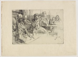 Longshore men, 1859. Creator: James Abbott McNeill Whistler.