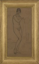 Venus (Standing Nude), 1869. Creator: James Abbott McNeill Whistler.