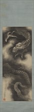 Dragon and clouds, late 18th-early 19th century. Creator: Hokusai.
