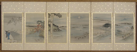 Famous Sites of Edo, Edo period, 1797-1858. Creator: Ando Hiroshige.