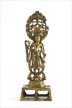 Standing Bodhisattva Guanyin (Avalokiteshvara), Early Tang dynasty, 700-750. Creator: Unknown.
