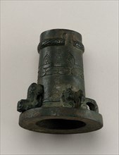 Chariot fitting: axle cap and linchpin, Eastern Zhou dynasty, 770-221 BCE. Creator: Unknown.