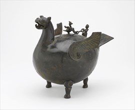 Ritual vessel (huo) in the form of a bird, Eastern Zhou or Western Han dynasty, 3rd century BCE. Creator: Unknown.