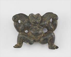 A crouching figure, Eastern Zhou to Western Han dynasty, 3rd century BCE. Creator: Unknown.