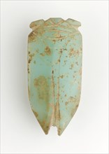 Tongue amulet in the form of a cicada (hanchan), Han dynasty, 206 BCE-220 CE. Creator: Unknown.