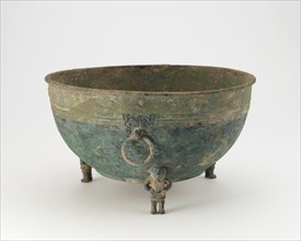 Vessel (tui) and stand, Han dynasty, 3rd-2nd century BCE. Creator: Unknown.