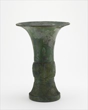 Ritual wine cup (gu), Late Shang dynasty, ca. 1200-1100 BCE. Creator: Unknown.