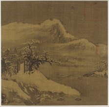 Winter landscape, Ming dynasty, 1368-1644. Creator: Unknown.