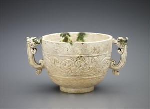 Cup with dragon handles, Ming dynasty, 1368-1644. Creator: Unknown.