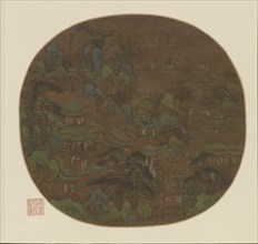 Palace and gardens, Ming dynasty, 16th-17th century. Creator: Unknown.