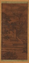 A Poet dreaming in his riverside pavilion, Ming or Qing dynasty, 17th century. Creator: Unknown.