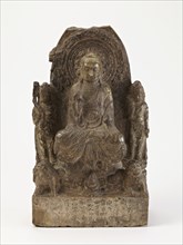 Buddhist trinity, Period of Division, Dated 550 CE. Creator: Unknown.