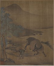 Water Buffalo and Herdboy, Possibly Ming dynasty, 1368-1644. Creator: Unknown.